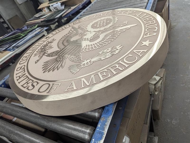 Bronze Military Plaques