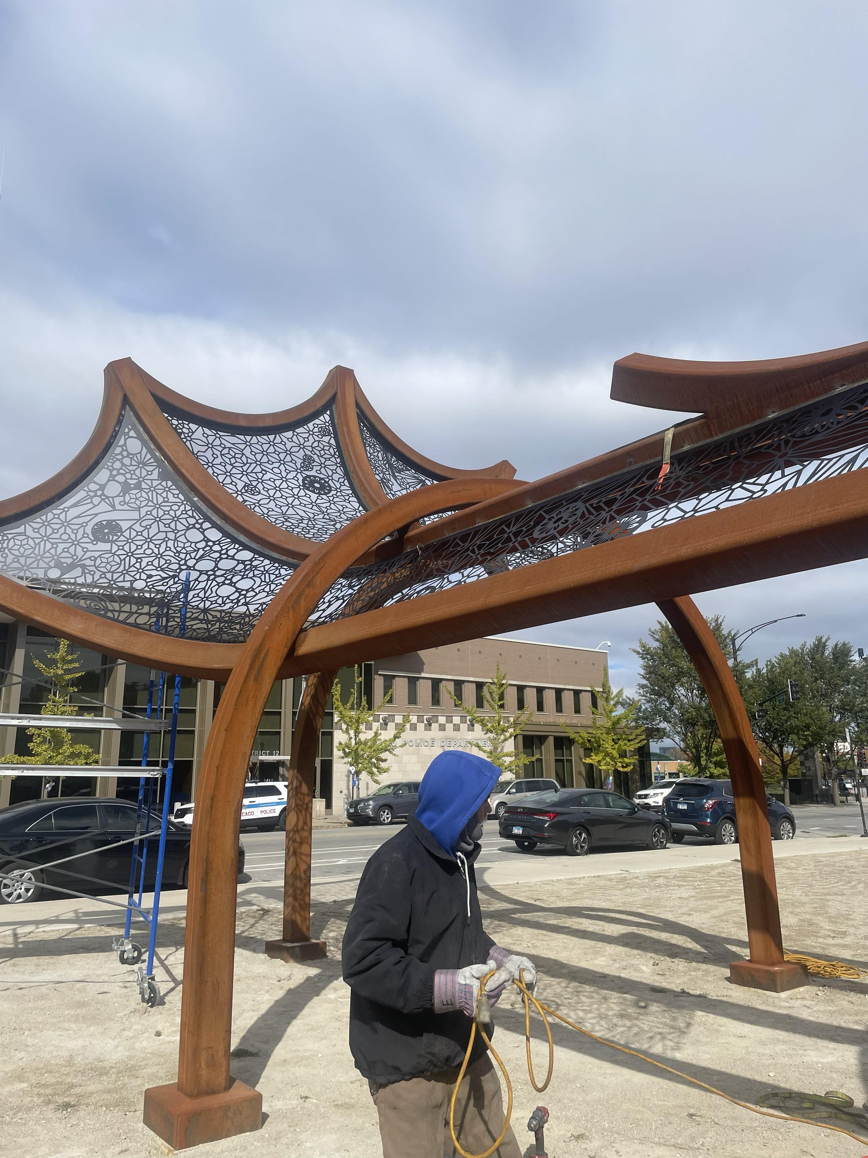 Corten Art Sculpture